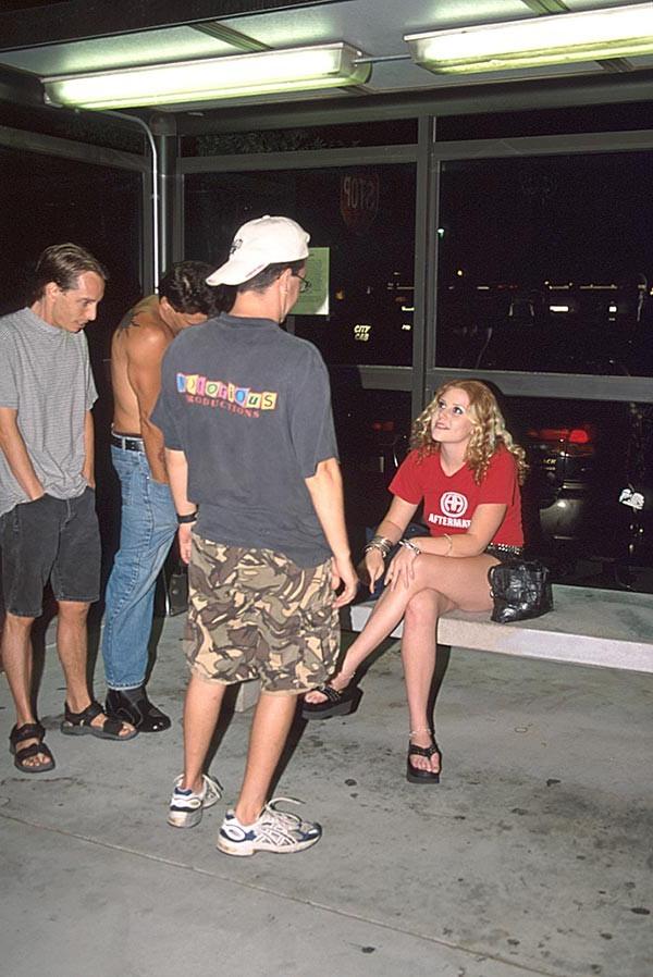17P Young beautiful curly amateur getting gangbanged in the coach