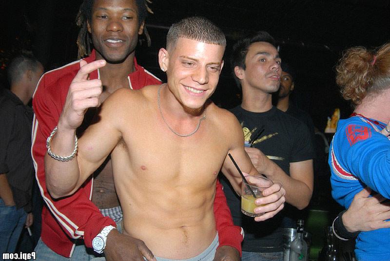 13P Check out these hot gay papis at this club they are off da chain