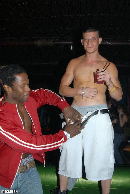 13P Check out these hot gay papis at this club they are off da chain