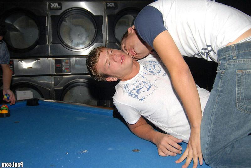 12P Horny gay papis at a club turn into a foursome cum watch these hot gay studs get