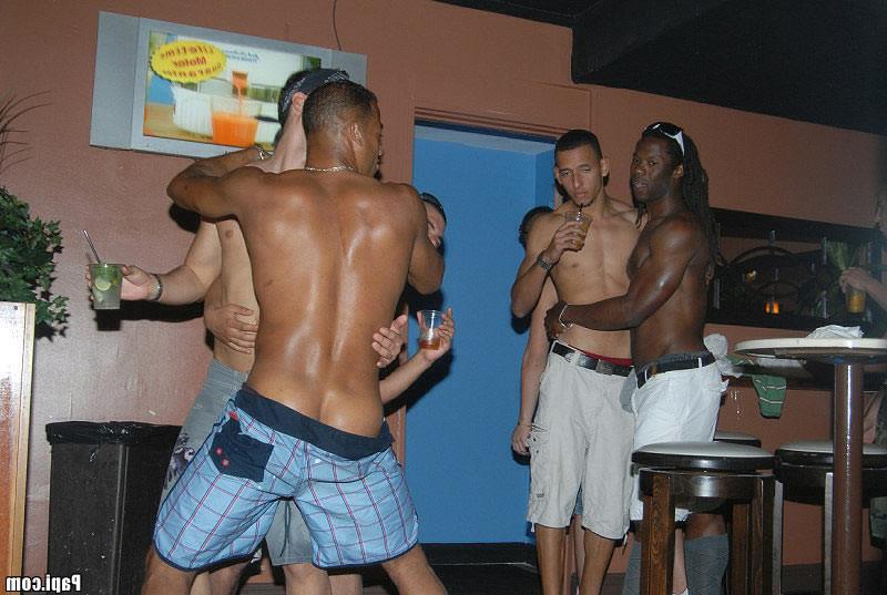 12P This papi party takes over the club in these killer guy on guy action movie clip