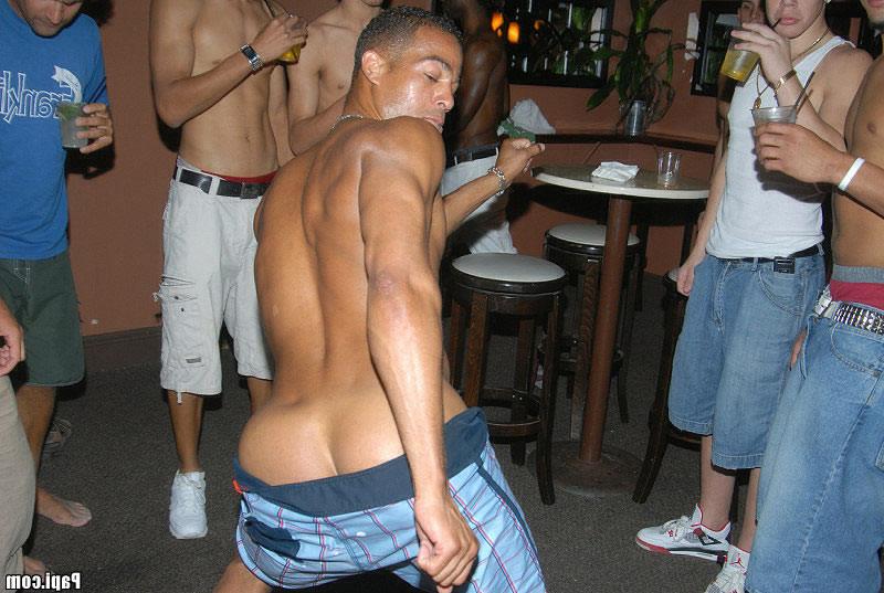 12P This papi party takes over the club in these killer guy on guy action movie clip