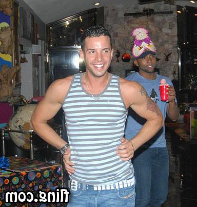 15P Chris and the boys hit up the club in these hot gay party pics