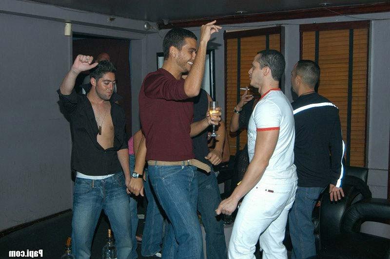 15P Crazy club party gets out of hand when these studs rip their clothes off