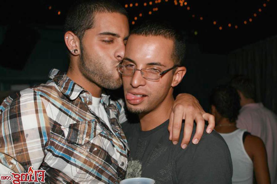 14P Check out this hot circle of horny guys hooking up at the club for some amazing 