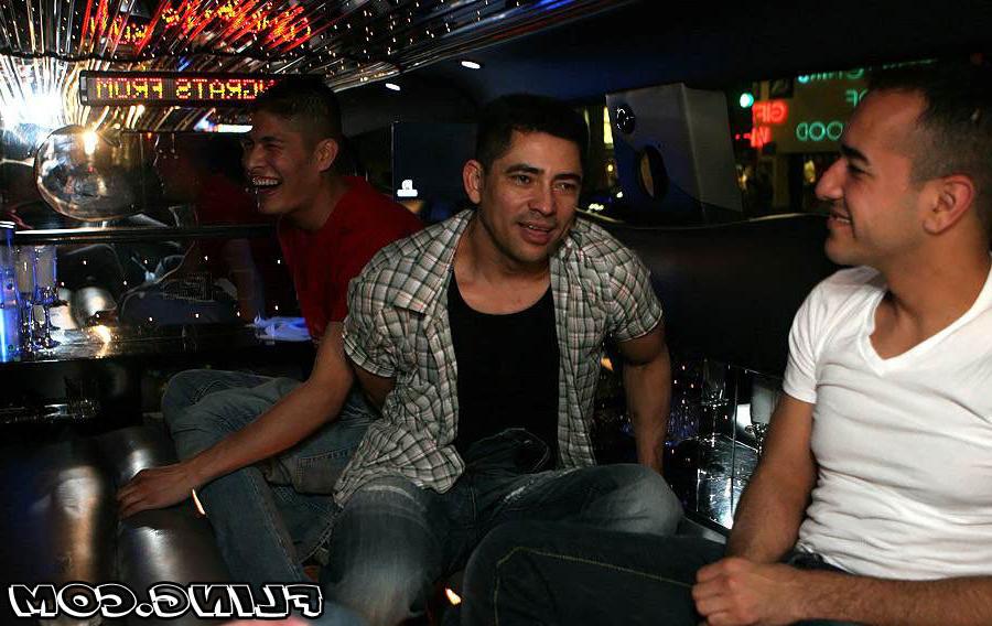 15P These hot horny boys hif up the club and partied in the limo all night long