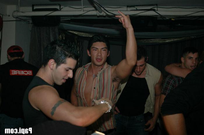 10P These guys go out and get crazy in the club and go home swinging dongs in the ai
