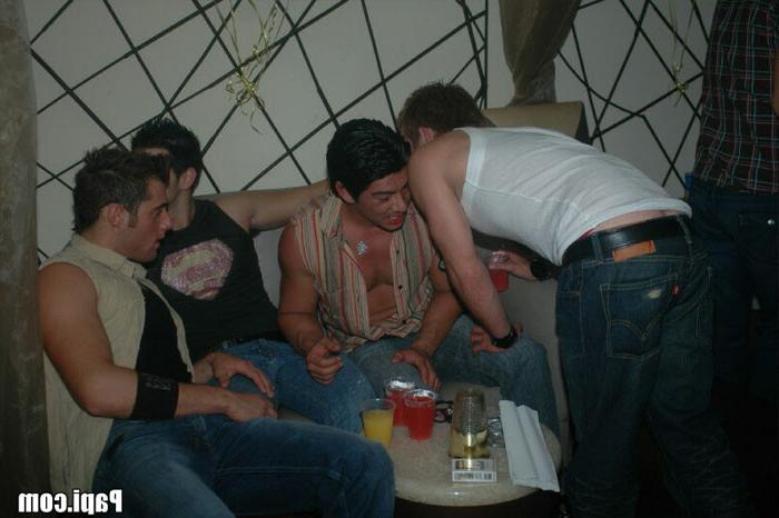10P These guys go out and get crazy in the club and go home swinging dongs in the ai