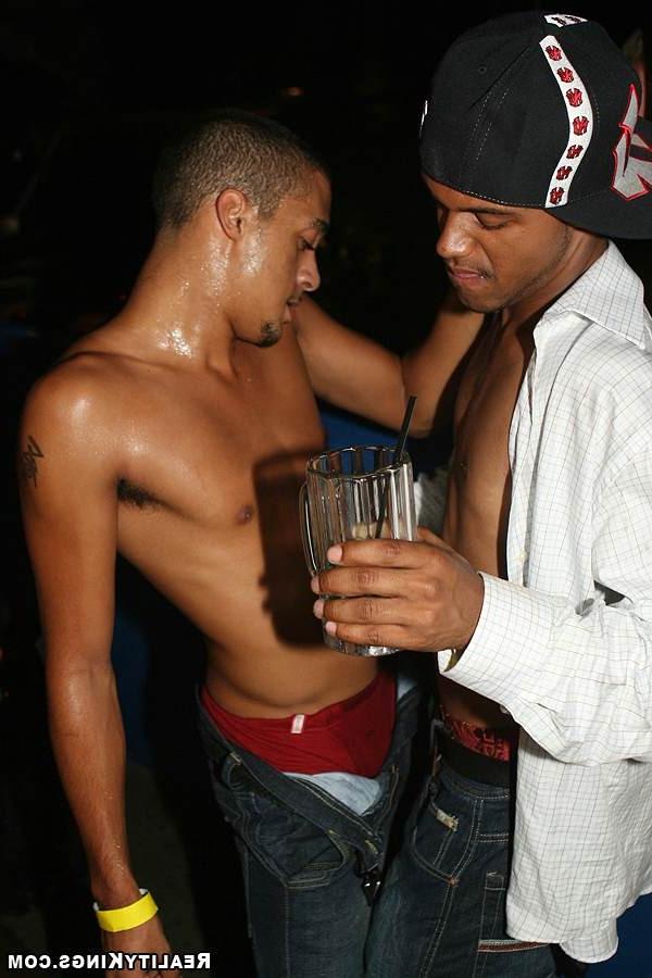 12P Hot horny boys get some juicy cock in the asses by some latino boys in the club