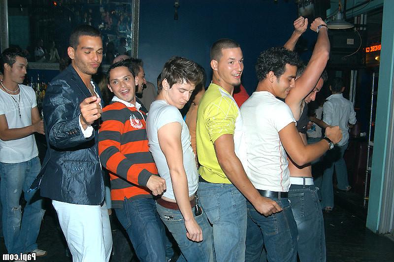 12P Check out these horny amateut dudes get naked in the dance club then suck and fu