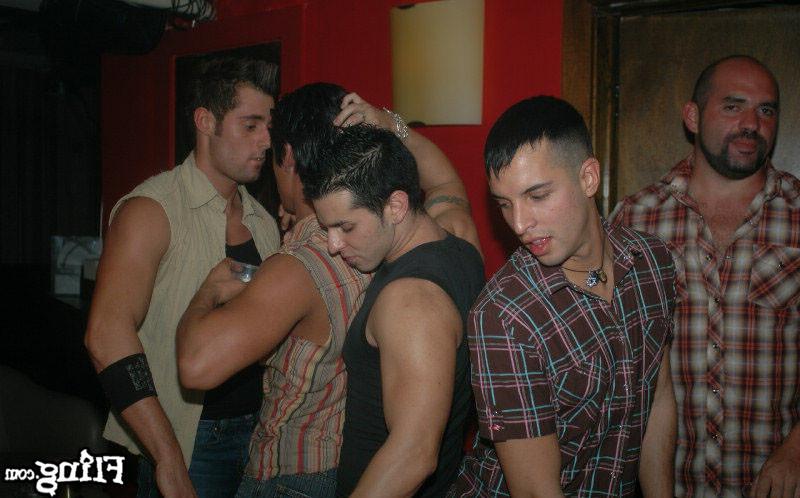 12P Amazing boys get down at the club for some rod penetration in miami beach