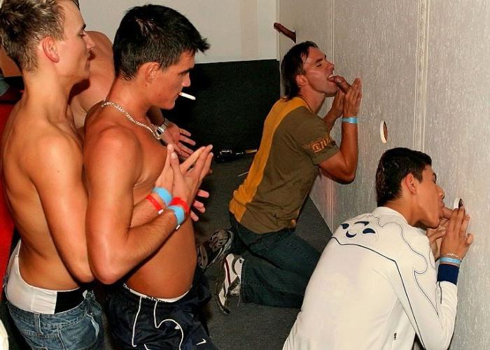 15P gay studs have a huge orgy at a nightclub