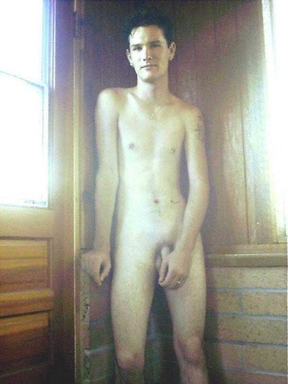 16P tender dude show his innocent naked body first time