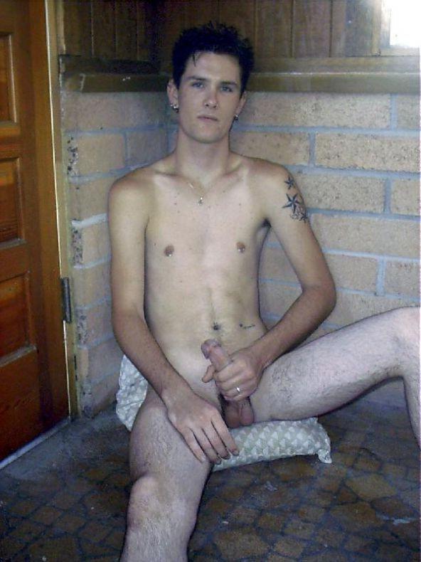 16P tender dude show his innocent naked body first time