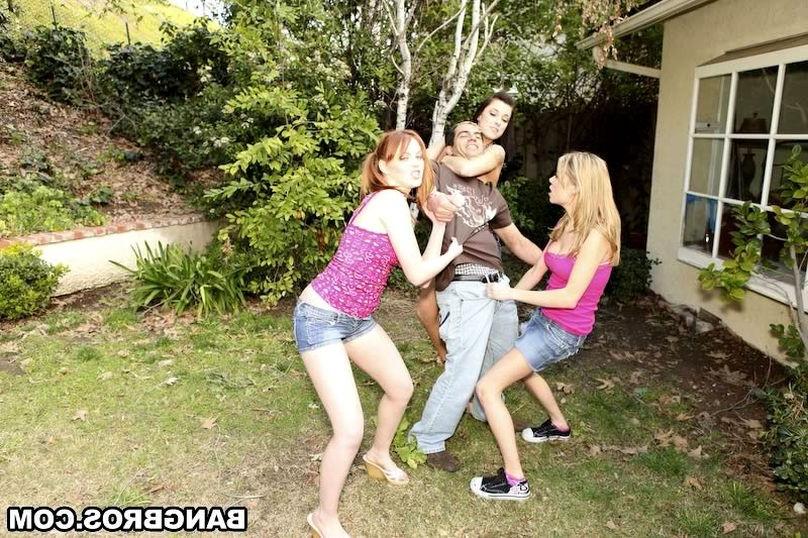 16P Three pornstar shagging two regular guys