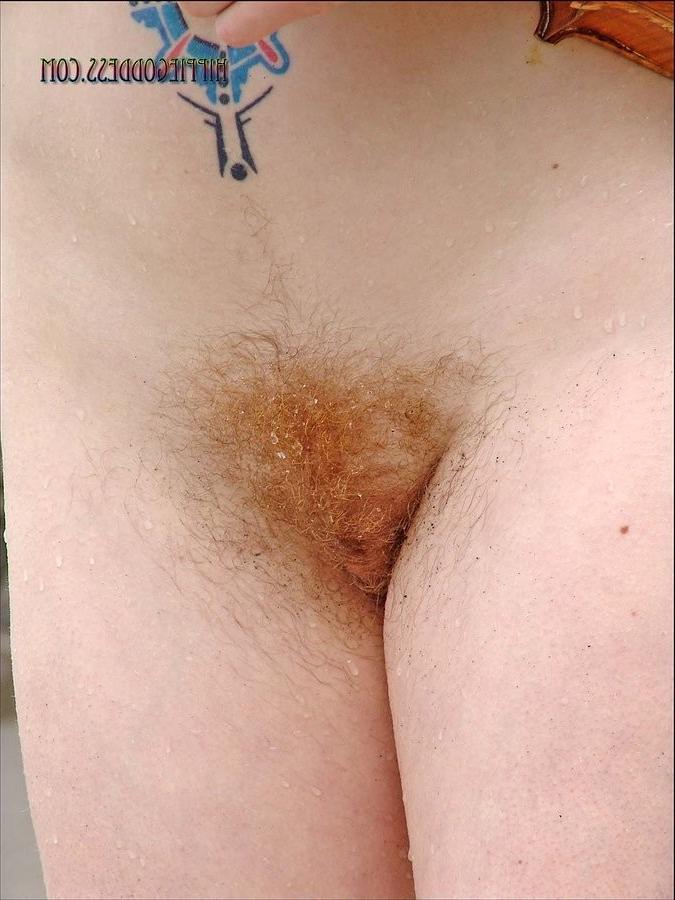 15P Hairy redhead nudist plays a violin naked at beach