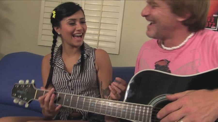 15P Pigtailed latina babe Giselle Mari being screwed