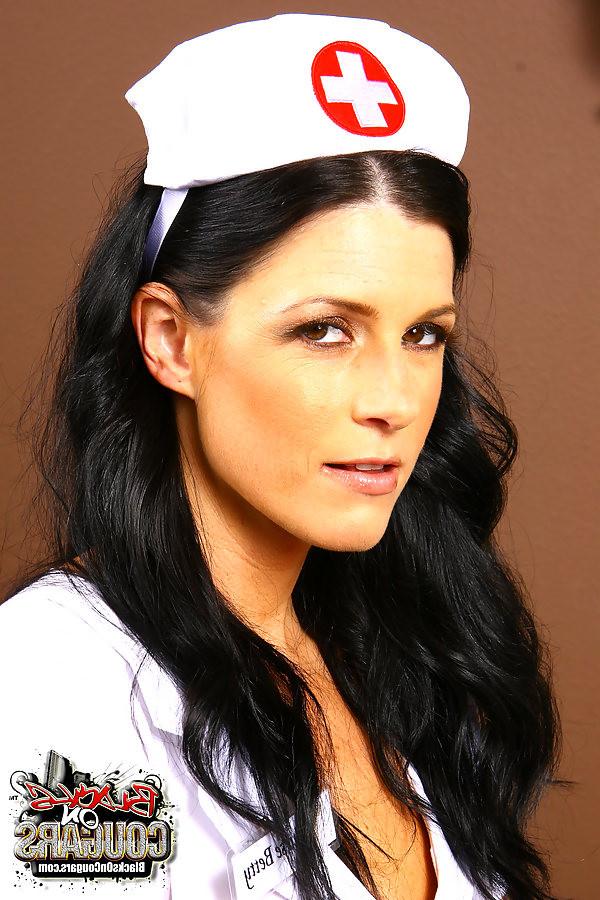 13P hot MILF nurse India Summer gets banged hard by a black patient