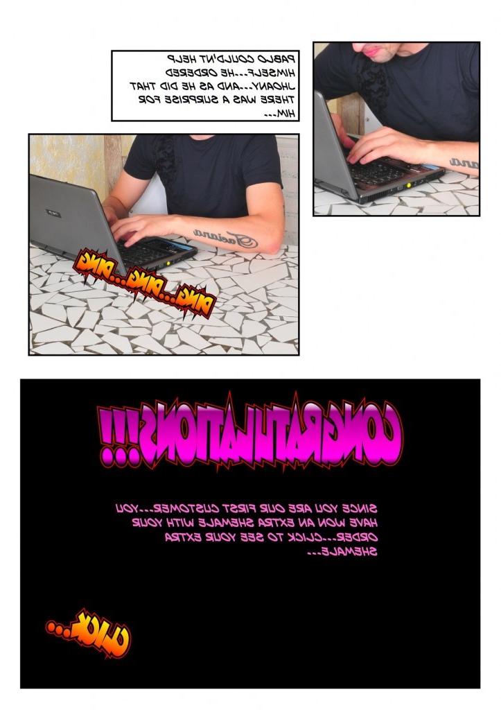 16P Horny Guy Ordering Two Online Shemales To Fuck