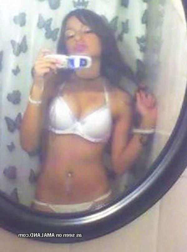 15P Naughty Latina teen camwhoring in her underwear