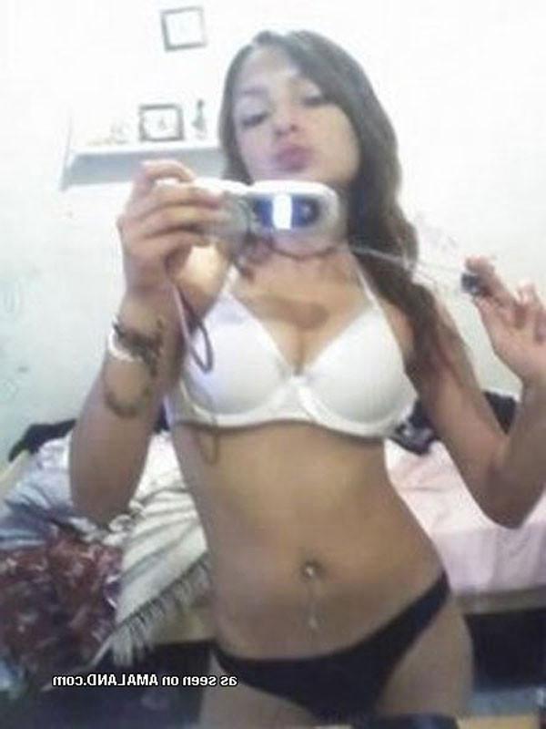 15P Naughty Latina teen camwhoring in her underwear