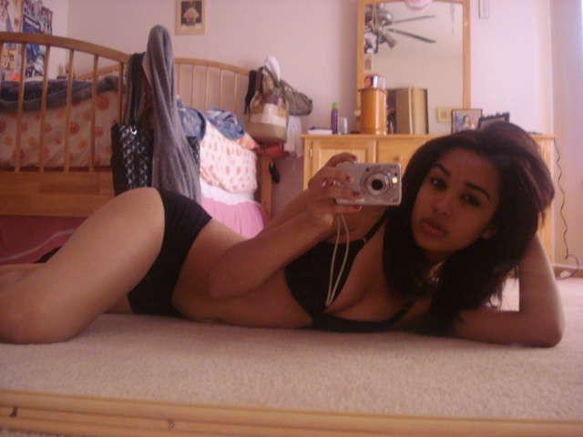 15P Cute Latina babe in her underwear