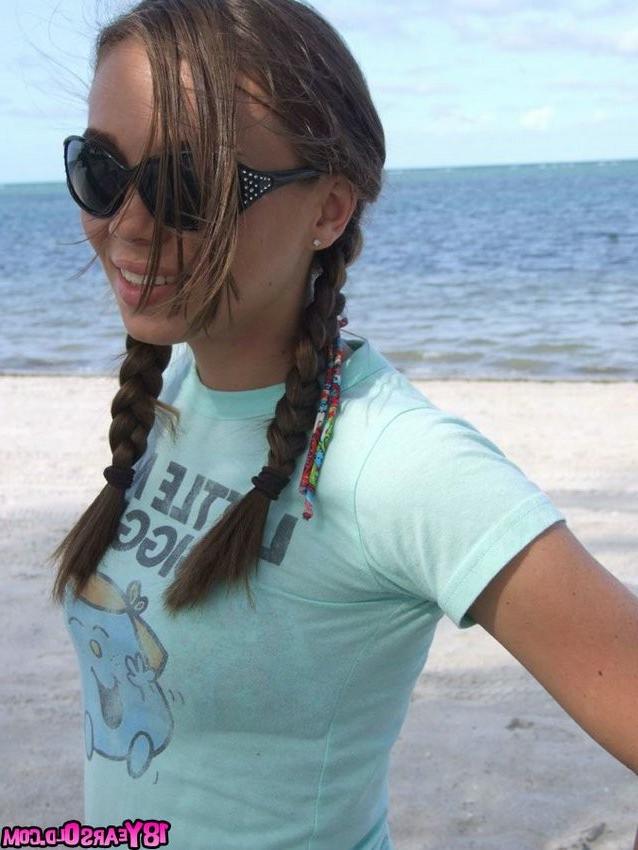 16P teen in pigtails riding cock reverse cowgirl style
