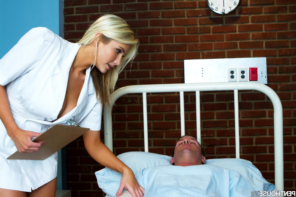 15P Busty nurse Alanah Rae heals her patient's cock