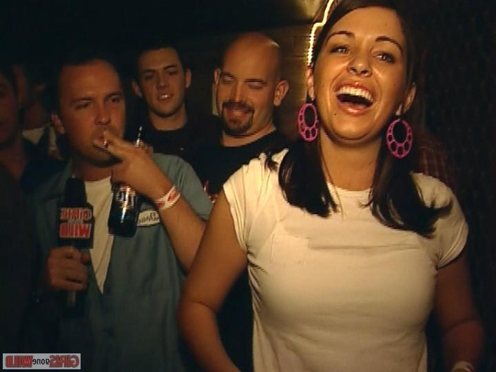 10P Playful drunk slut at a club shows me her boobs