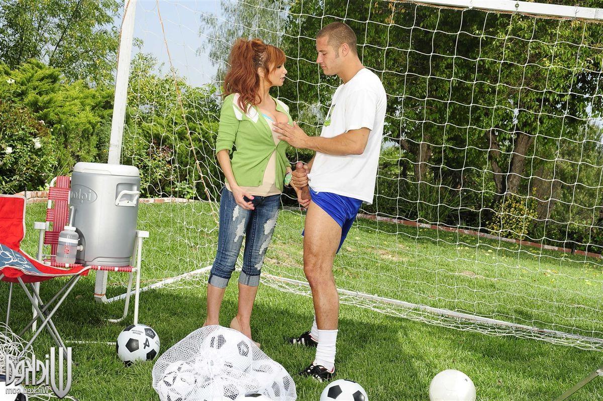 16P Taylor Wane gets nailed by a coach during soccer practice