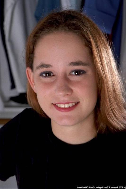 15P Schoolgirl with tiny tits takes off her school uniform