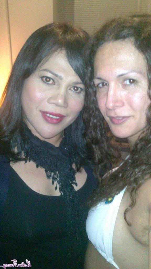 12P Nikky Monterlo with her sexy latina tranny girlfriends