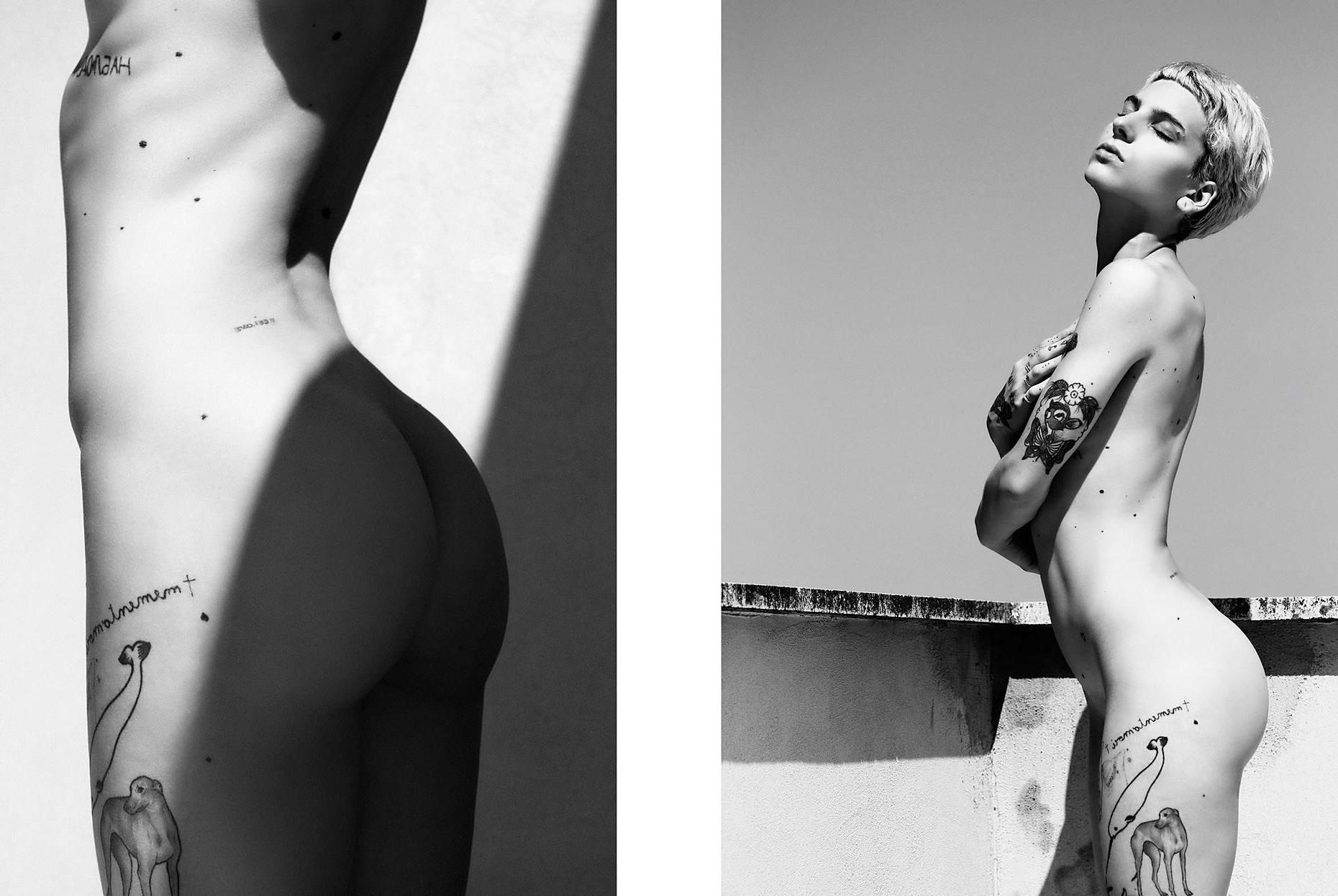 4P Nude photoset of Gaia Galizia