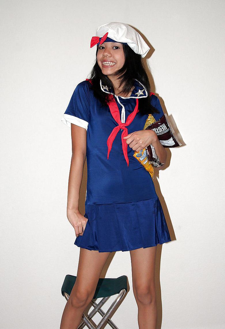 12P CUTE TEEN ASIAN IN UNIFORM VERY TASTY - londonlad