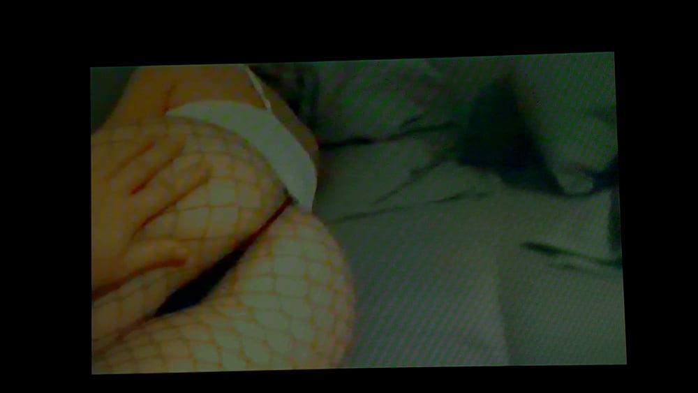 25P Angelika - horny whore ass in fishnet ....
