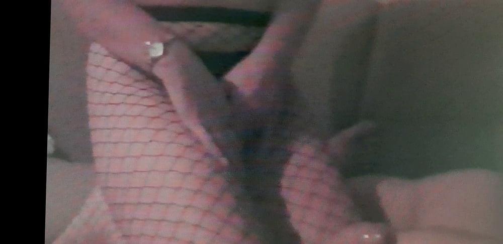 25P Angelika - horny whore ass in fishnet ....