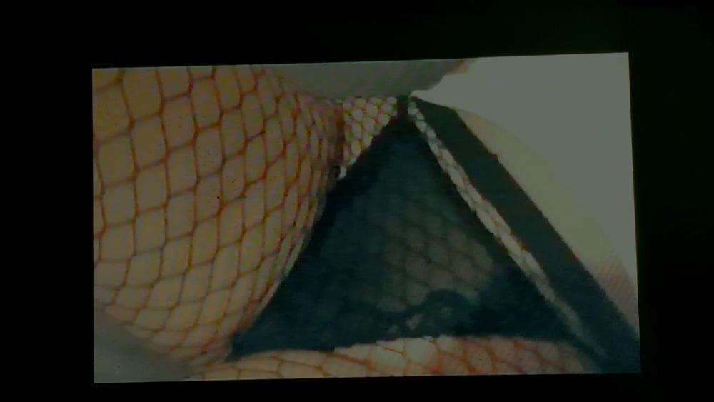 25P Angelika - horny whore ass in fishnet ....