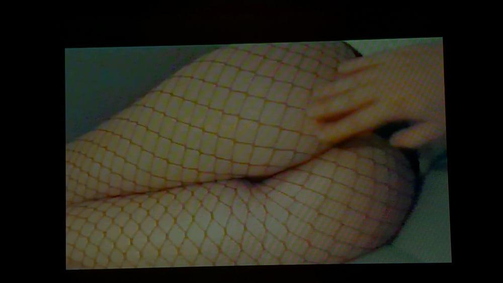 25P Angelika - horny whore ass in fishnet ....