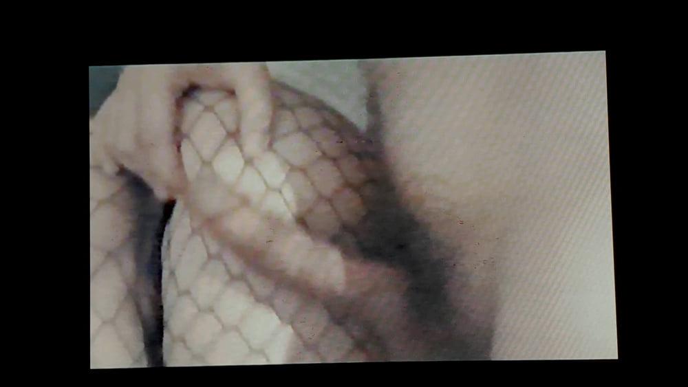 25P Angelika - horny whore ass in fishnet ....