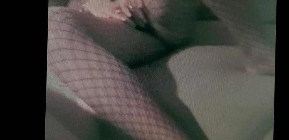 25P Angelika - horny whore ass in fishnet ....