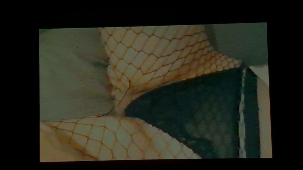 25P Angelika - horny whore ass in fishnet ....