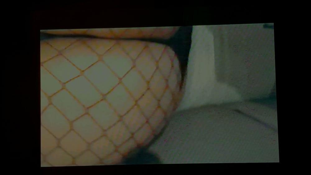 25P Angelika - horny whore ass in fishnet ....