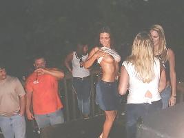 11P Wet T shirt in back yard