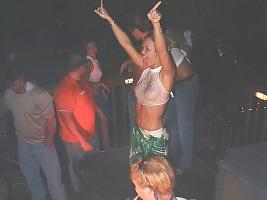 11P Wet T shirt in back yard