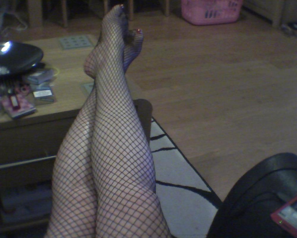 7P Fishnet stockings