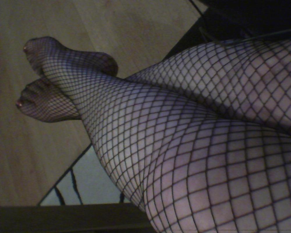 7P Fishnet stockings