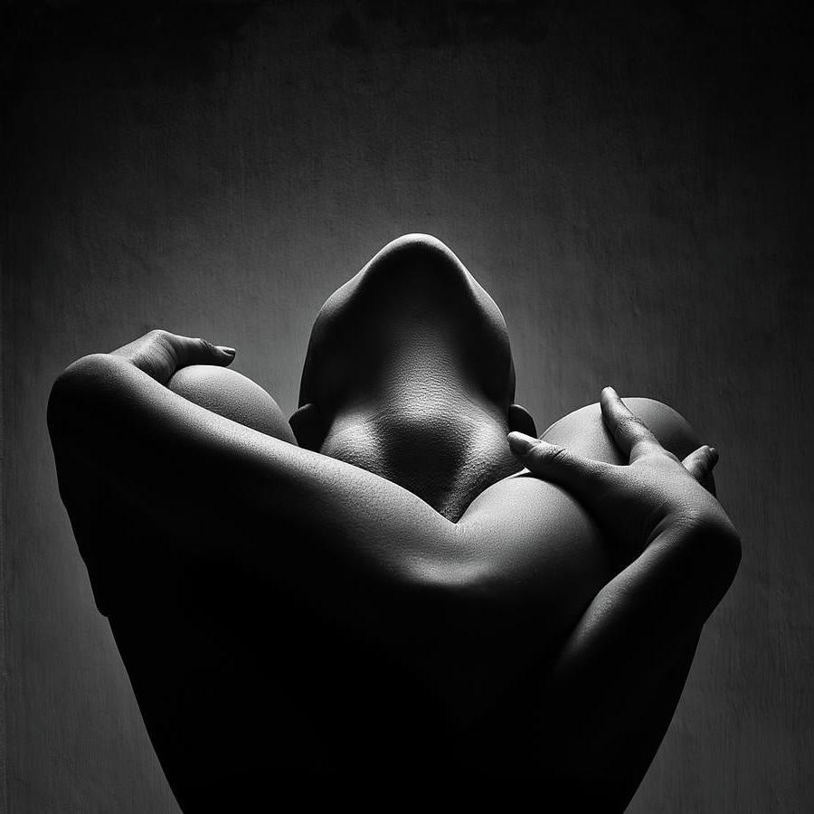 8P Black and white woman