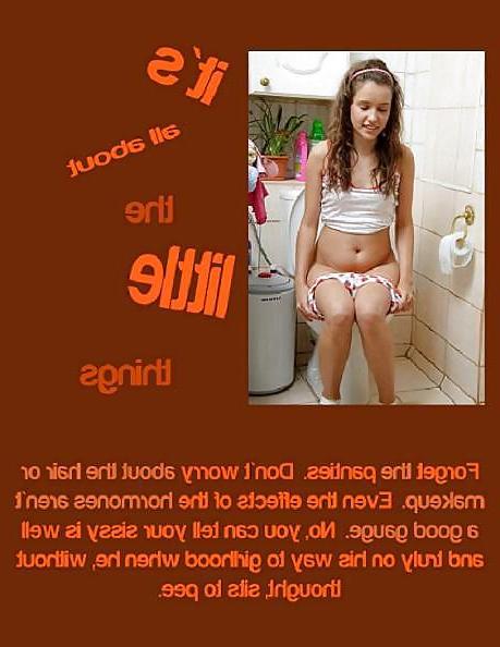 25P Sissy and Femdom captions