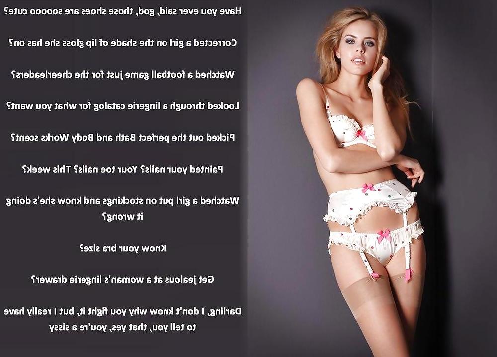 25P Sissy and Femdom captions