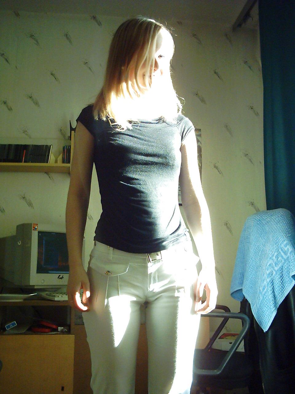 17P Cute blonde teen girl